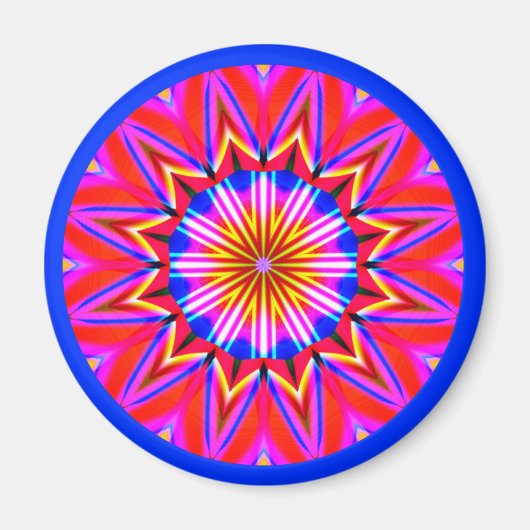 Fractal Mandala Magneet (Voorkant)