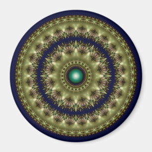 Fractal  mandala magnet magneet