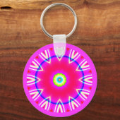 Fractal Mandala Sleutelhanger (Voorkant)