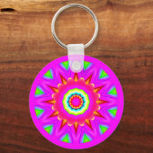 Fractal Mandala Sleutelhanger (Voorkant)