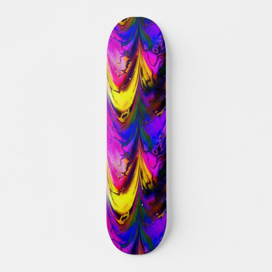 Fractal Marble7A Skateboard (Voorkant)