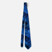 Fractal Marble Blue Stropdas (Achterkant)