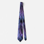 Fractal Marble Paars N Blue Stropdas (Voorkant)