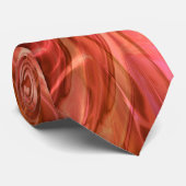 Fractal Marble Red 2 Stropdas (Opgerold)