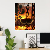 Fractal Mexicania Fantasy Print (Thuiskantoor)