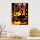 Fractal Mexicania Fantasy Print (Keuken)