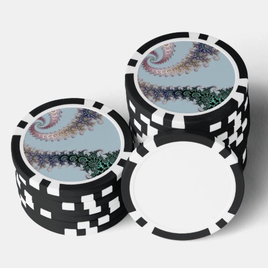 Fractal MF spiraal Pokerchips (Opstapeling)