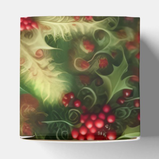 Fractal Mistletoe Favor Box Bedankdoosjes (Bovenkant)