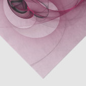 Fractal, moderne Abstracte Berry roze kunst Tissuepapier (Detail)