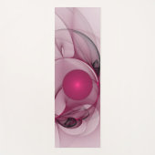 Fractal, moderne Abstracte Berry roze kunst Yogamat (Voorkant)