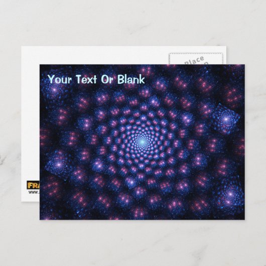 Fractal Multivers Briefkaart (Voorkant / Achterkant)