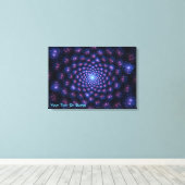 Fractal Multivers Canvas Afdruk (Insitu (Houten vloer))