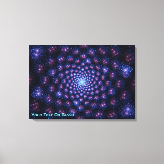 Fractal Multivers Canvas Afdruk (Voorkant)