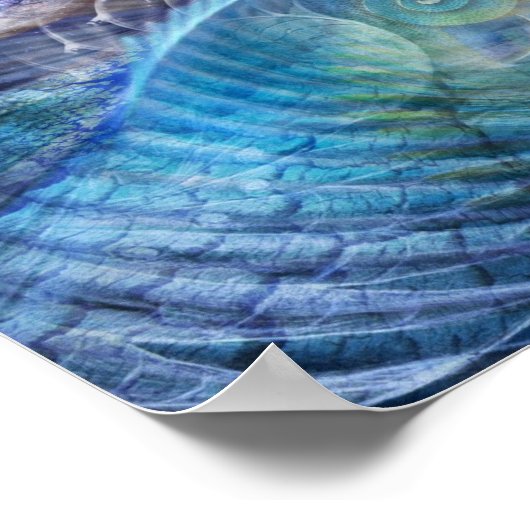 Fractal Ocean Poster (Hoek)