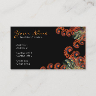 Fractal-opus avec Carte de visite Logo