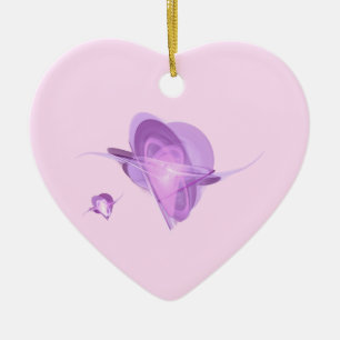 Fractal - Orbiting Hearts Keramisch Ornament