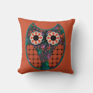 Fractal Owl Pillow Kussen