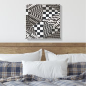 Fractal Paradise Canvas Afdruk (Insitu (Slaapkamer))