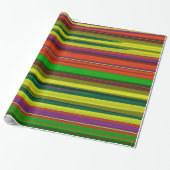 ~ Fractal Pattern Multicolored ~ Kerstmis ~ Cadeaupapier (Uitgerold)