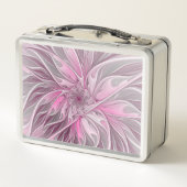 Fractal Pink Flower Dream, Floral Fantasy Pattern (Achterkant)