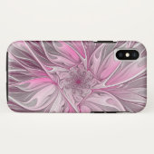 Fractal Pink Flower Dream, floral Fantasy Pattern Case-Mate iPhone Case (Achterkant (horizontaal))