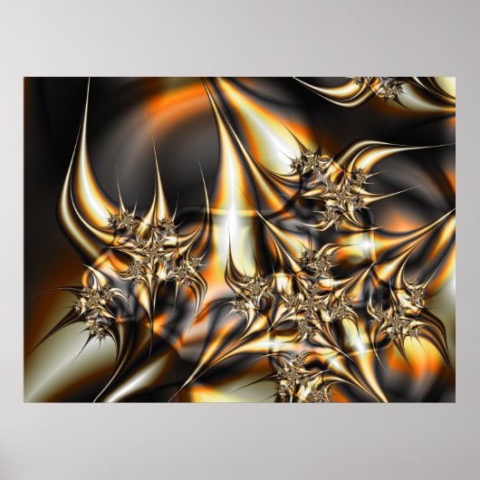 Fractal Print Poster (Voorkant)
