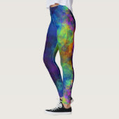 Fractal Psychedelic Trippy Festival Leggings EDM (Links)