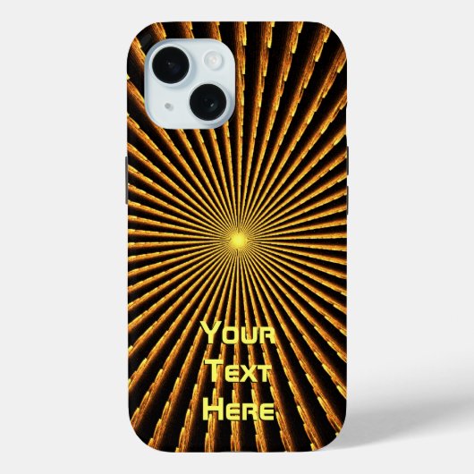 Fractal Pulsar Case-Mate iPhone Case (Achterkant)
