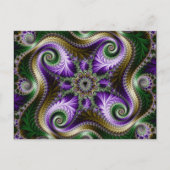 Fractal "Quadra" Briefkaart (Voorkant)