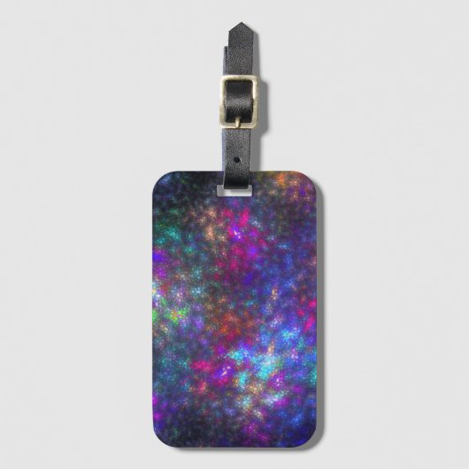 Fractal Rainbow Bagagelabel (Voorkant (verticaal))