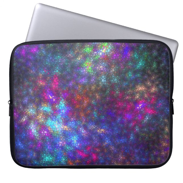 Fractal Rainbow Laptop Sleeve (Voorkant)