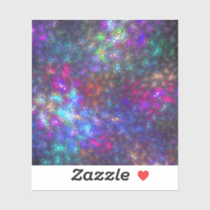 Fractal Rainbow Sticker