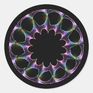 Fractal Ring - Sun Catcher Ronde Sticker