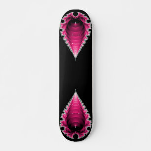 Fractal rose Abstrait sur le pont de skateboard no