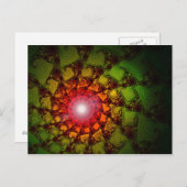 Fractal Roulette Briefkaart (Voorkant / Achterkant)