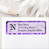 Fractal S~01 Monogram Terugkeeradreslabels Etiket (Insitu)