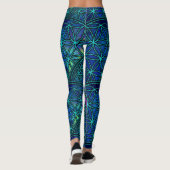 Fractal Seed of Life Flower Sacred Geometry  Leggings (Achterkant)