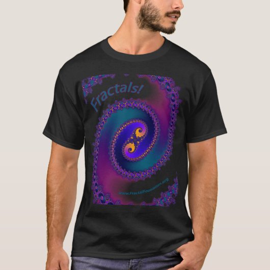 Fractal Shirt Black (Voorkant)
