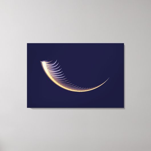 Fractal Shofar Canvas Afdruk (Voorkant)
