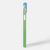 Fractal Shoreline met aangepaste tekst/symbool Case-Mate iPhone Case (Achterkant / Rechts)