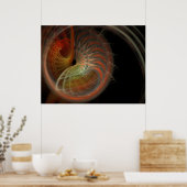 Fractal Snoep Poster (Keuken)