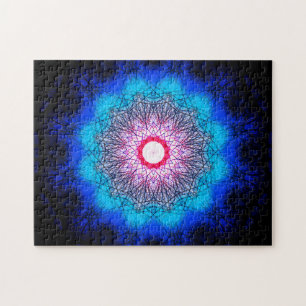 Fractal Snowflake Mandala Legpuzzel