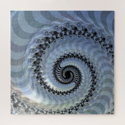 Fractal Spiral Elegance Jigzaag Puzzle Legpuzzel (Horizontaal)