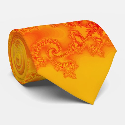Fractal Spiral: Necktie/Stropdas Stropdas (Opgerold)