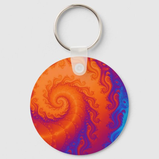 Fractal Spiral Sleutelhanger (Voorkant)