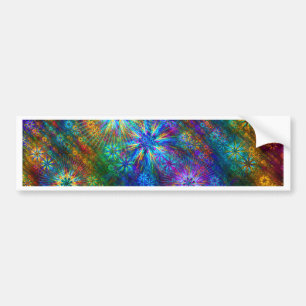Fractal Spring Swatch Bumpersticker