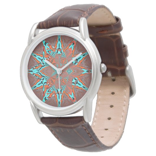 Fractal Star of Future Horloge (Gekanteld)