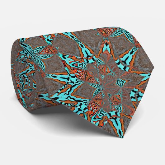 Fractal Star of Future Stropdas (Opgerold)