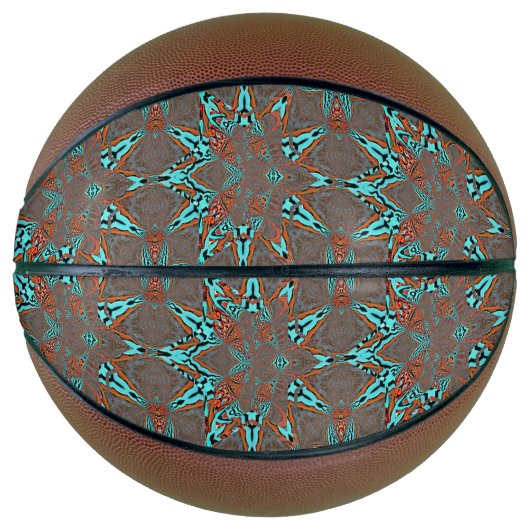 Fractal Star van Complexiteit Mini Basketbal (Voorkant)