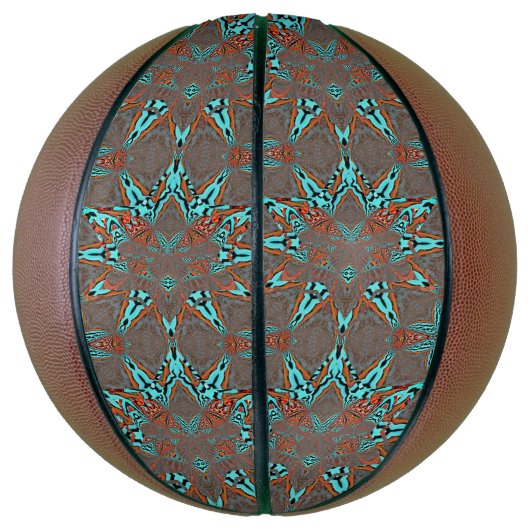 Fractal Star van Complexiteit Mini Basketbal (Verticaal)